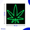 Neon Lamp - Wietplant - Incl. Ophanghaakjes - Neon Sign - Neon Verlichting - Neon Led Lamp - Wandlamp