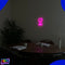 Neon Lamp - Wijnglas Roze - Incl. 3 Batterijen - Neon Verlichting - Neon Led Lamp - Neon Wandlamp