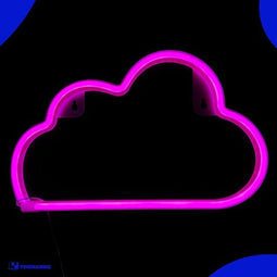 Neon Lamp - Wolk Roze - Incl. 3 Batterijen - Neon Verlichting - Neon Led Lamp - Neon Wandlamp