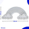 Neon Lamp - Wolkjes Regenboog - Dimbaar - Incl. Ophanghaakjes - Neon Sign - Neon Verlichting - Neon Led Lamp - Wandlamp