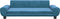 vidaXL Kinderbank 100x54x33 cm fluweel blauw