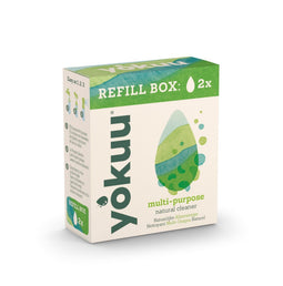 YOKUU Allpurpose Cleaner Refill - 2 tablets - Cleaner for Bathroom, Kitchen, Glass and Textiles -