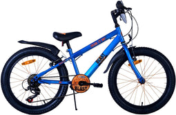NERF Kinderfiets - Jongens - 20 inch - Satijn Blauw - 2 Handremmen