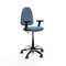 Piqueras y Crespo B2D01RF - Bureaustoel - Hoogteverstelbaar met armleuning - Hemelsblauw