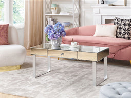 NESLE - Salontafel - Zilver - Glas