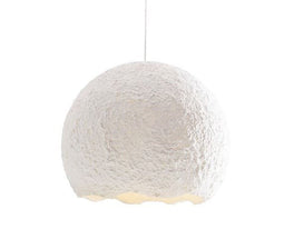 Nest Hanglamp - Aluminium & Papier-pulp - 220V - 13W - Verstelbare Hoogte - Wit