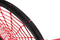 Nestschommel Ø90cm Zwart-rood PP touwen