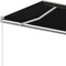 vidaXL - Luifel - handmatig - uittrekbaar - 450x350 - cm - antracietkleurig