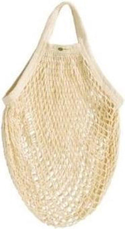 Katoenen Boodschappennetje - Creme Wit