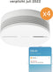 Netatmo Slimme Rookmelder - 10 jaar batterij - 4 Pack