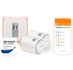 Netatmo Slimme Thermostaat + 2 Slimme Radiatorknop