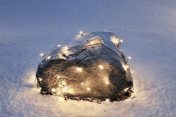 Netverlichting 64 LED lampjes warm-wit - 200x200cm