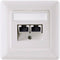 Netwerkdoos 2-voudig CAT5 1013