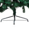 vidaXL - Kunstkerstboom - Half - 120 cm - PVC - Groen