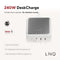 Linq 240W GaN2 DeskCharge - Oplader - 4x USB-C PD 3.1 - Grijs