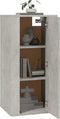 vidaXL - Tv-wandmeubel - 40x34,5x80 - cm - betongrijs