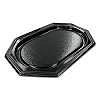 Neutral - Cateringschaal ps 35cm 8 hoek zwart 100 stuks