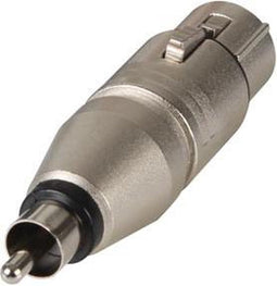 Neutrik - 3-Polige Xlr Vrouwelijk Naar Rca/Phono Mannelijk (NA2FPMM)