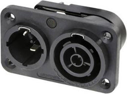 Neutrik NAC3PX-TOP Netstekker Stekker, inbouw, Bus, inbouw Totaal aantal polen: 3 + PE 1 stuk(s)