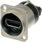 Neutrik NAHDMI-W HDMI-connector Flensbus, contacten recht Aantal polen: 19 Zilver 1 stuk(s)