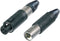 Neutrik NC3FM-C XLR-connector Stekker, recht, Bus, recht Aantal polen: 3 Zilver 1 stuk(s)