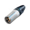 Neutrik NC3MXX-EMC XLR-connector Stekker, recht Aantal polen: 3 Zilver 1 stuk(s)