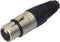 Neutrik NC4FX XLR-connector Bus, recht Aantal polen: 4 Zilver 1 stuk(s)