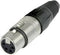 Neutrik NC4FX XLR-connector Bus, recht Aantal polen: 4 Zilver 1 stuk(s)