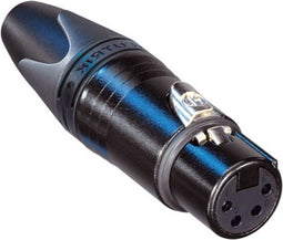 Neutrik NC4FXX-BAG XLR 4-pins (v) connector / zwart