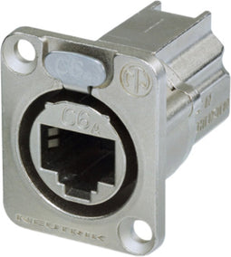 Neutrik NE8FDX-P6 RJ45-dataconnector etherCON D-serie NE8FDX-P6 Bus, recht Aantal polen: 8P8C Nikkel 1 stuk(s)