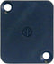 Neutrik - Neutrik - Blank Plaatje Voor D-Connector - Zwart (DBA-BL)