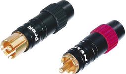 Neutrik - Neutrik - Cinch (Paar), Verguld, Massieve Pin, Voor Kabels Van 3 - 7.3Mm (NF2CB2)