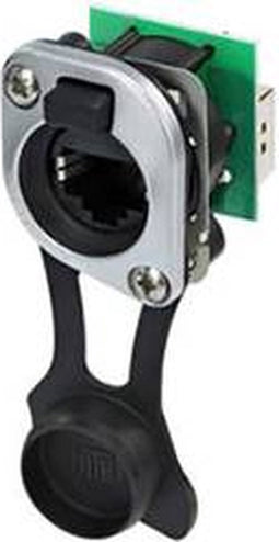 Neutrik Neutrik Neutrik ECON NE8FDP-TOP - E?thercon RJ45 doorvoer bus TOP NE8FDP-TOP Bus, inbouw Aantal polen 8P8C 1 st