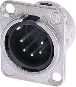 Neutrik - Neutrik - Xlr Chassisdeel, 5-Polig Mannelijk, Verzilverd, Vernikkeld, D-Formaat (NC5MD-LX)