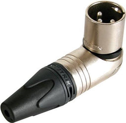 Neutrik - Neutrik - Xlr Kabeldeel, 3-Polig Mannelijk, Haaks, Nikkel Behuizing, Zilvercontacten (NC3MRX)