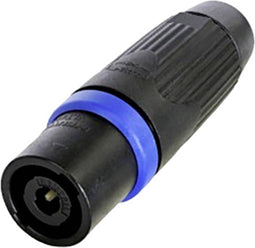 Neutrik NLT4MXXBAG Stekker Zwart/blauw 1 stuk(s)