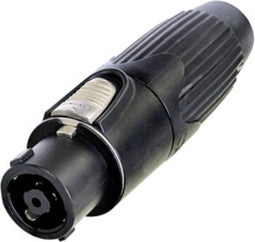 Neutrik NLT8FXX-BAG Luidsprekerconnector Stekker, recht Aantal polen: 8 Zwart 1 stuk(s)