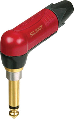 Neutrik NP2RX-AU-SILENT 6,35mm Jack (m) gitaar connector / haaks - metaal - 2-polig / mono