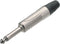 Neutrik NP2X Jackplug 6.35 mm Stekker, recht Aantal polen: 2 Mono Zilver 1 stuk(s)