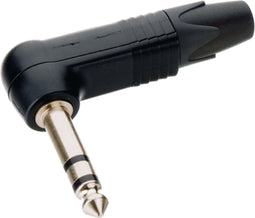 Neutrik NP3RX-BAG Jackplug 6,35 mm Stekker, haaks Aantal polen: 3 Stereo Zwart 1 stuk(s)