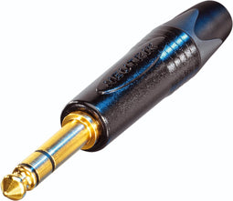 Neutrik NP3X-B 6,35mm Jack (m) connector - metaal - 3-polig / stereo