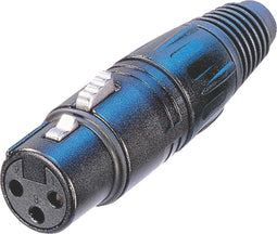 Neutrik NTR-NC3FXB Connector Xlr Female Metaal Zwart