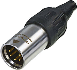 Neutrik NTR-NC5MX-T Connector Xlr Male Zwart/zilver