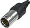 Neutrik NTR-NC5MX-T Connector Xlr Male Zwart/zilver