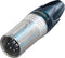 Neutrik NTR-NC5MXX Xlr Cable Plug 5 Cable Plug/straight Xx Soldeer Connecties Nickel-plated