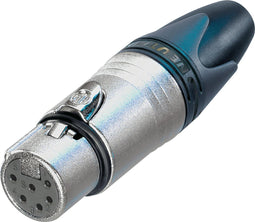 Neutrik NTR-NC6FXX Xlr Cable Socket 6 Cable Socket/straight Xx Soldeer Connecties Nickel-plated
