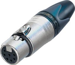Neutrik NTR-NC7FXX Xlr Cable Socket 7 Cable Socket/straight Xx Soldeer Connecties Nickel-plated