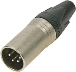 NEUTRIK - XLR KABELDEEL, 4-POLIG MANNELIJK, VERZILVERD, NIKKEL (NC4MX)