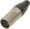 NEUTRIK - XLR KABELDEEL, 4-POLIG MANNELIJK, VERZILVERD, NIKKEL (NC4MX)
