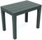 Pro Garden Tuin bijzettafeltje - antraciet - kunststof - 60 x 39 x 45 cm - koffietafel - tuinset tafeltje